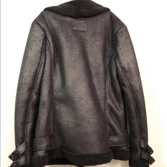 American Eagle Black Moto Jacket XS - Picture 5 of 7